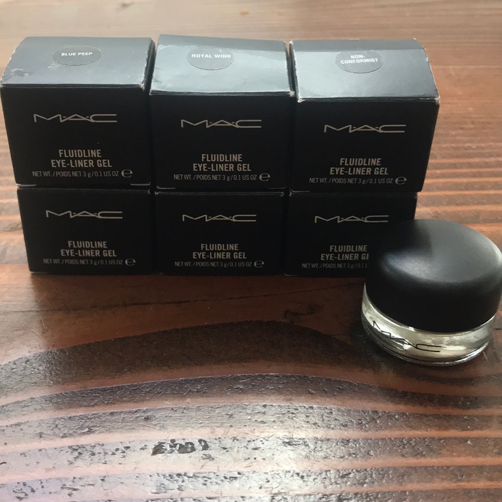 MAC fluidline eye-liner gel (set of 7)